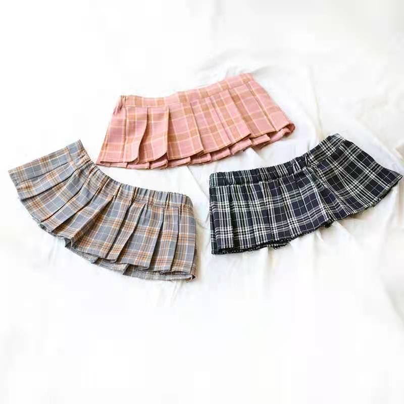 Sexy Campus JK Uniform Suit Strapless Short Sweater Plaid Pleated Skirt cosplay Costume - 图片 3